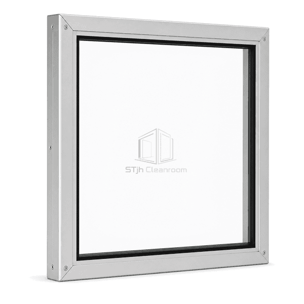 Aluminum-Framed Cleanroom Window