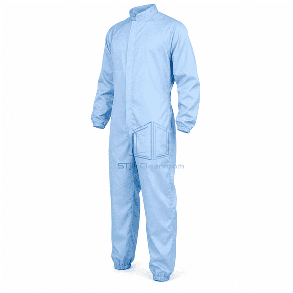 Cleanroom apparel and PPE category represented by a cleanroom coverall