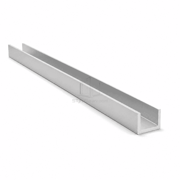 Cleanroom U-Channel Edge Trim