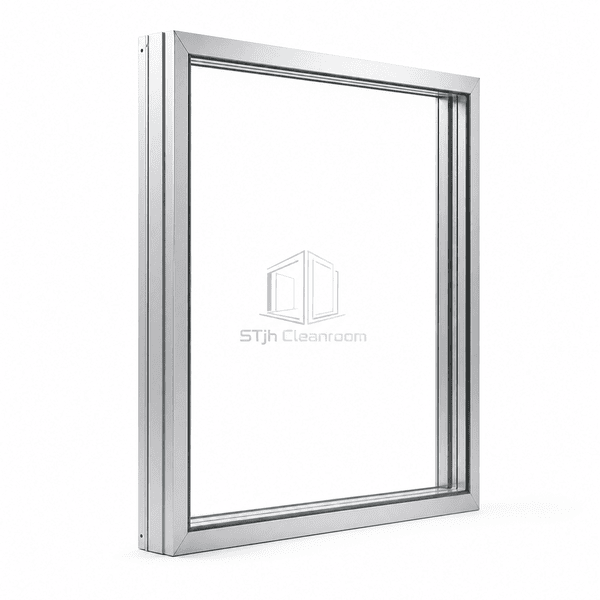 Double-Glazed Cleanroom Partition