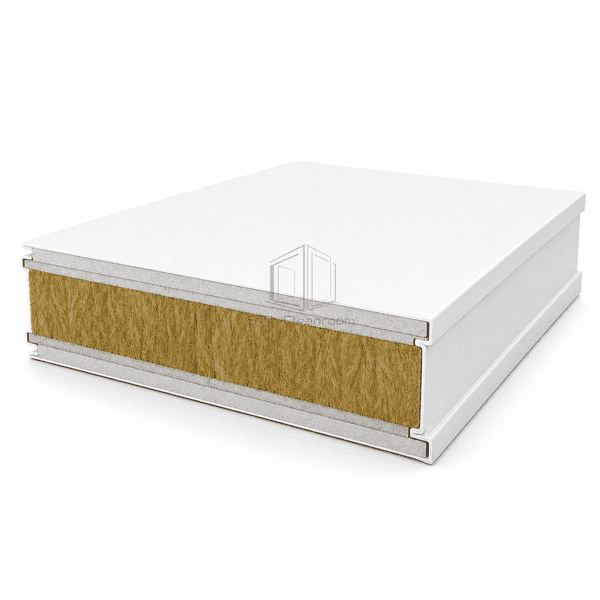 Double MgO Rock Wool Cleanroom Panel