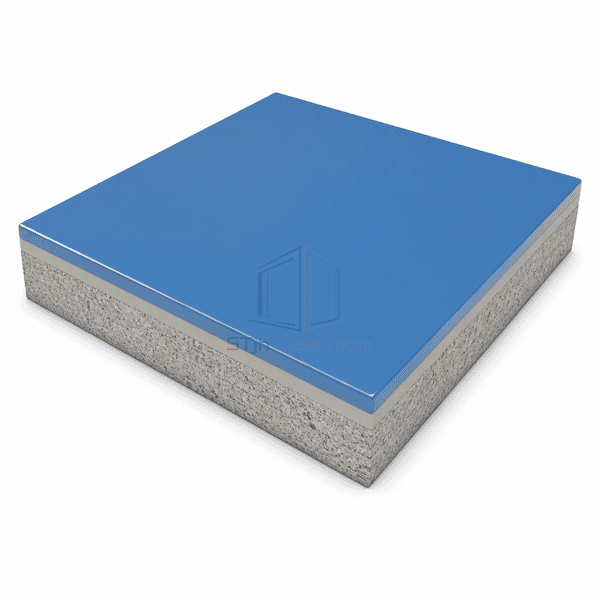Cleanroom flooring category represented by epoxy self-leveling flooring