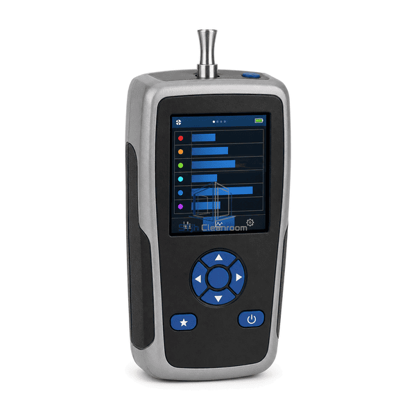 Cleanroom testing and validation category represented by a particle counter