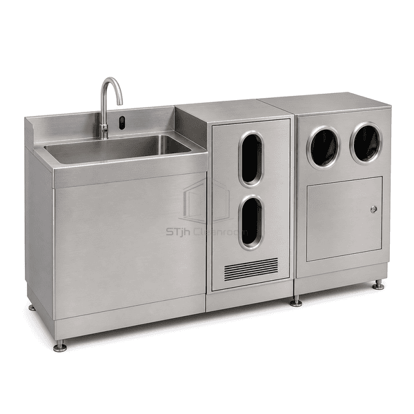 Integrated Hand Wash, Dry and Sanitizing Station