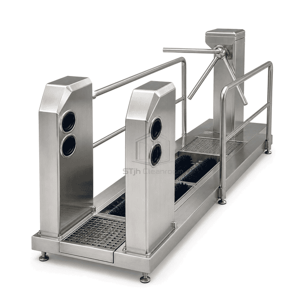 Cleanroom safety and hygiene category represented by a personnel hygiene station