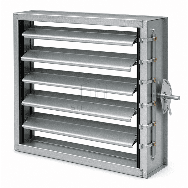 Opposed Blade Volume Control Damper