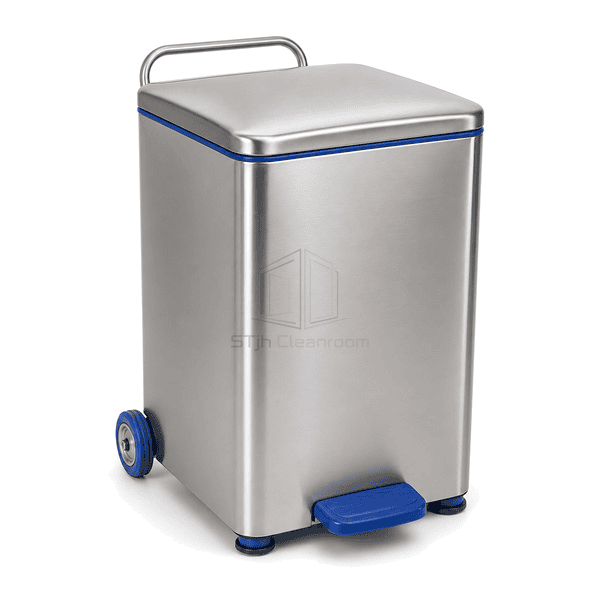 Pedal Cleanroom Waste Bin