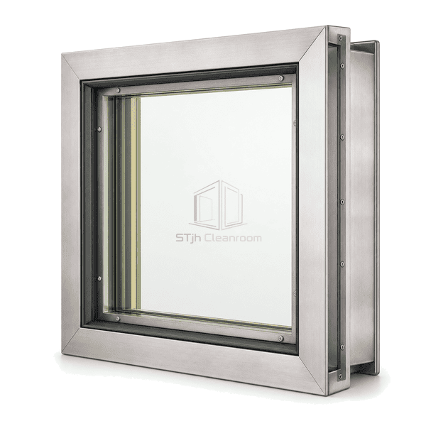Radiation-Shielding Lead Glass Cleanroom Window