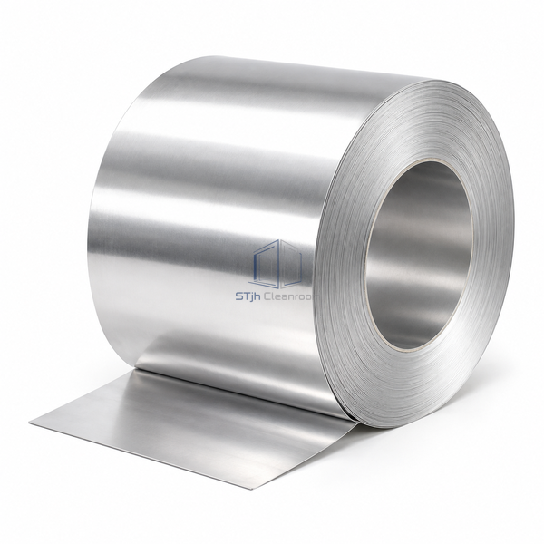 STJH-ALUMINUM-INSULATION-JACKETING-SMOOTH-04MM white-background main image of smooth thin aluminum roll