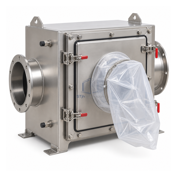 STjh single-cell gasket-seal bag-in bag-out filter housing