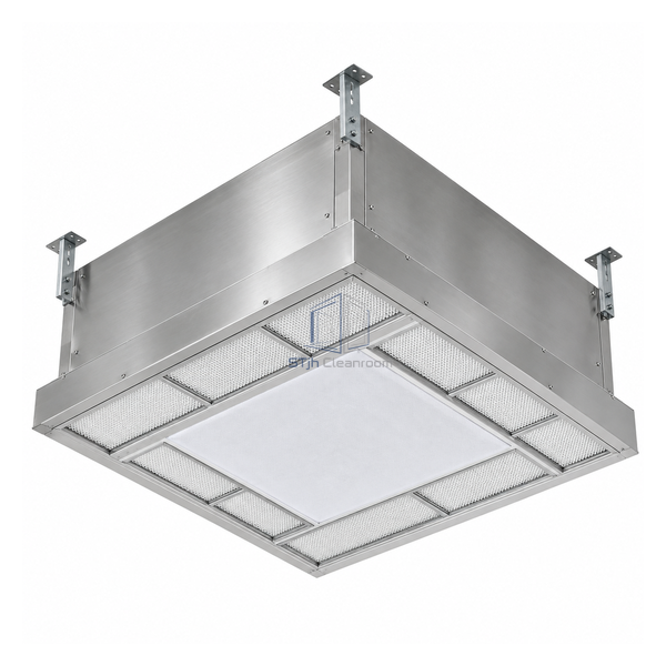 STjh medium 1659 mm clean-ward supply ceiling with deeper plenum and segmented H14 filter field