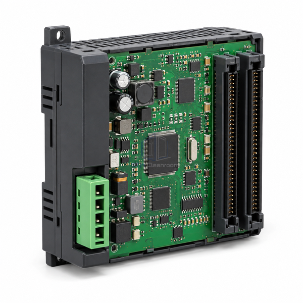 STJH modular PLC interlock master and its expansion connectors shown on white.