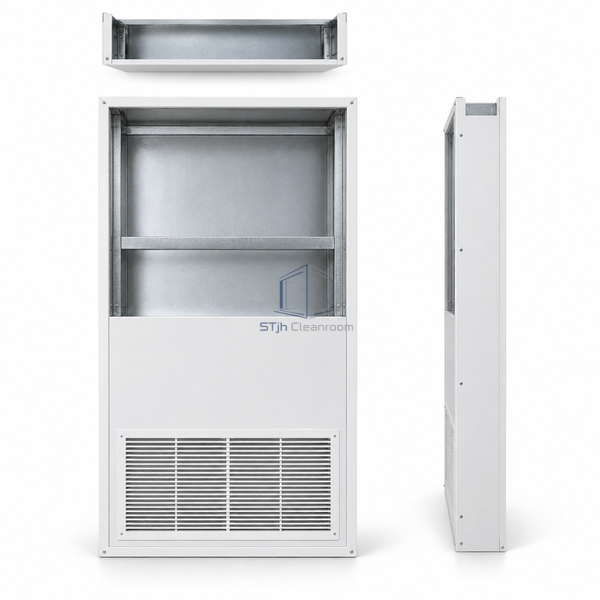 STJH-CLEANROOM-RETURN-AIR-RISER-WALL-PANEL-980 low-inlet return wall on white background