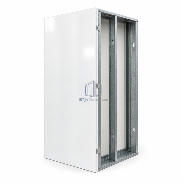 STJH-CLEANROOM-SERVICE-CHASE-WALL-PANEL-CAVITY stud cavity wall on white background