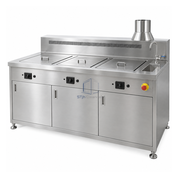 STjh 1830 mm stainless steel solvent wet bench