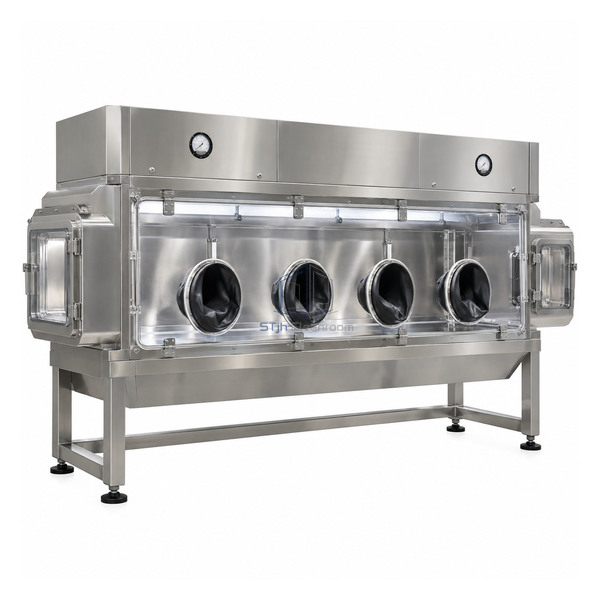 STjh 8 ft hazardous-compounding closed RABS with multiple glove positions