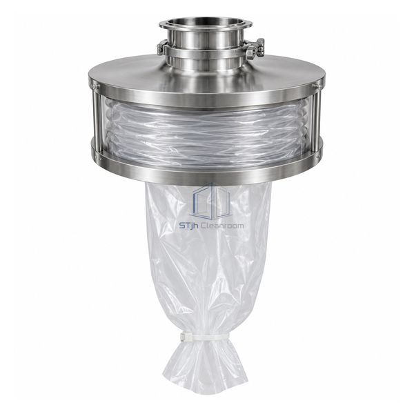 STjh 584 mm continuous liner discharge system for a 15 m liner