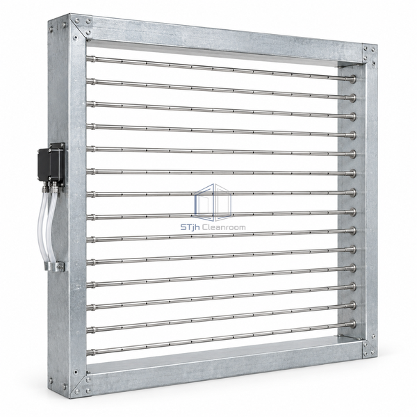 STJH-DUCT-AIRFLOW-MEASURING-STATION-900X900 white-background main view of large sensing grid and external transducer