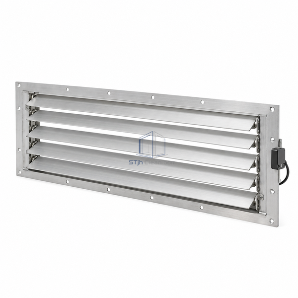 STJH-EXPLOSION-RELIEF-DAMPER-250X750 medium-width hinged lamella array on white