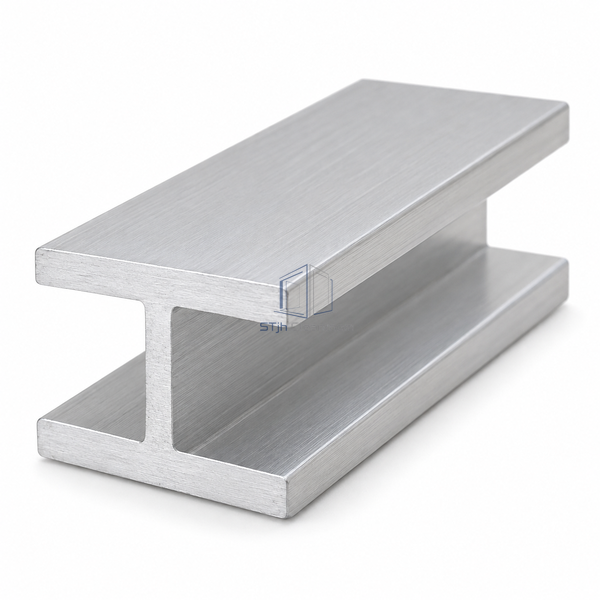 STJH-H-TYPE-CLEANROOM-CONNECTOR-40X14-HIDDEN compact H-section extrusion on a white background