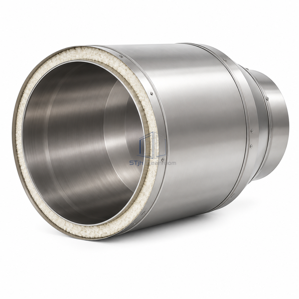 STJH-HIGH-TEMPERATURE-DOUBLE-WALL-EXHAUST-DUCT-DN600-760C white-background main image showing broad concentric exhaust walls