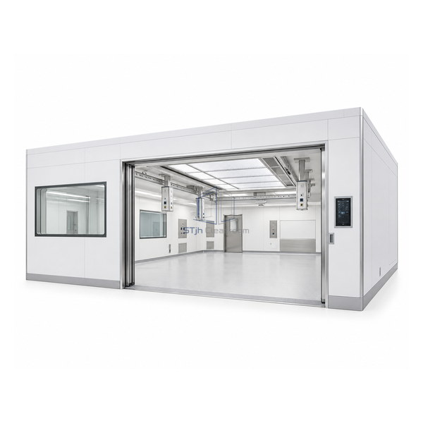 STjh hybrid modular operating room with equipment integration openings