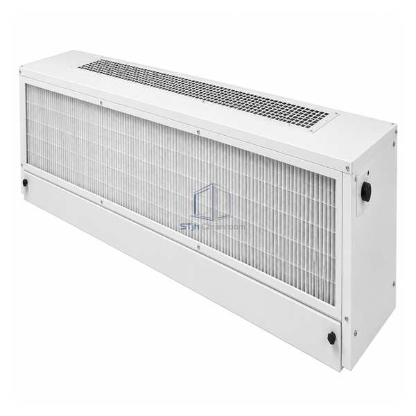 STjh longest 16 by 48 inch reverse-flow HEPA unit with 4.5 square foot intake and full dust pan