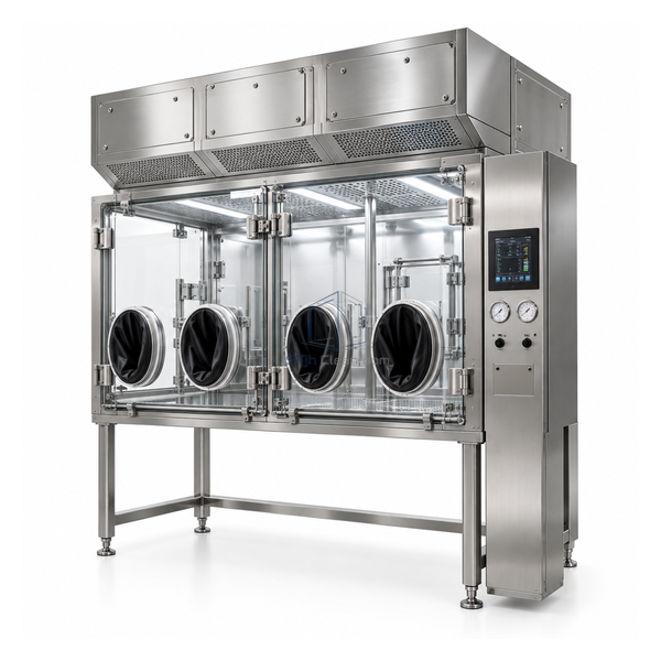 STjh active U15 open RABS with an airflow monitoring configuration