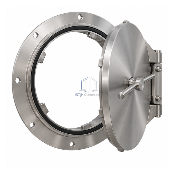 STjh 350 mm rapid transfer port with a large circular opening