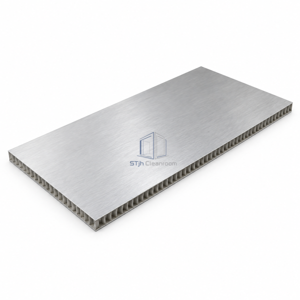STJH-REINFORCED-WALK-ON-CLEANROOM-CEILING-PANEL-25-GASKETED aluminum ceiling deck on white background