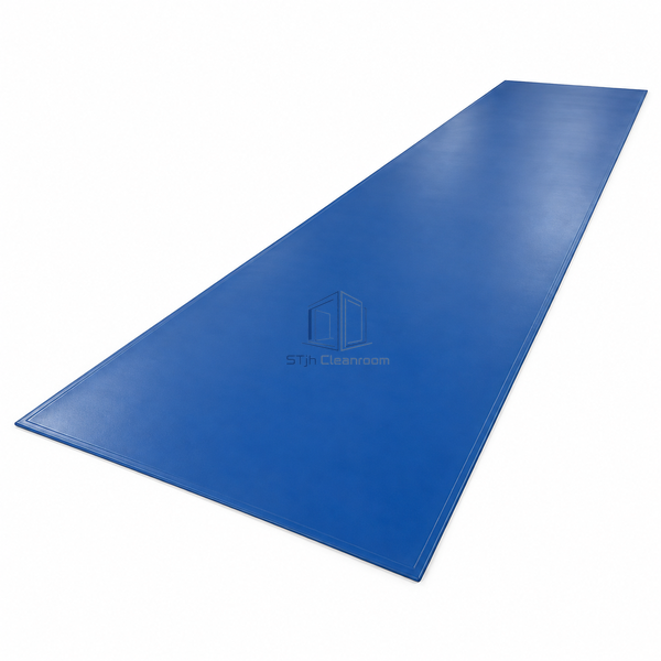 STJH long rectangular bonded polymer contamination-control mat with full perimeter shown on white