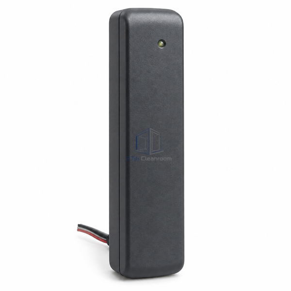 STJH tall narrow 125 kHz card reader with indicator lens on a white background.