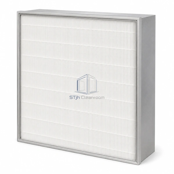 STJH-TERMINAL-ULPA-U16-KNIFE terminal ULPA panel with raised knife-edge frame on a white background
