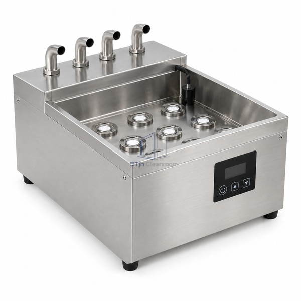 STjh 3 kg/h ultrasonic humidifier with a compact stainless reservoir and small transducer tray on white.